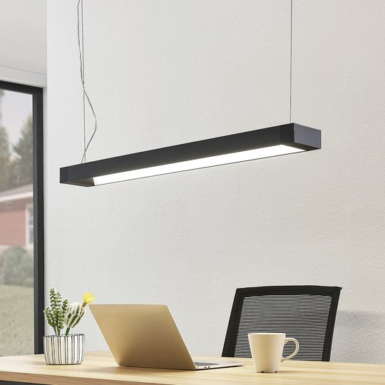 Arcchio Cuna -LED-riippuvalaisin, musta, 92 cm