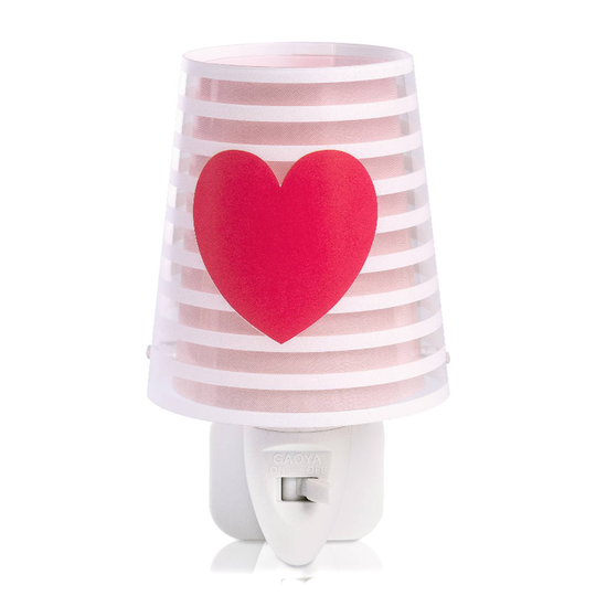 Lasten LED-yövalo Light Feeling, roosa
