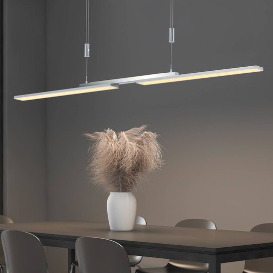 B-Leuchten Less LED-riippuvalaisin, matta nikkeli