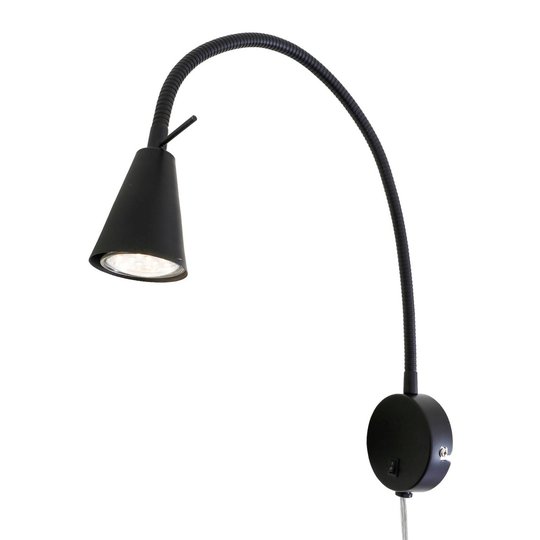 LED-seinävalaisin 2082 seinäelementillä, musta