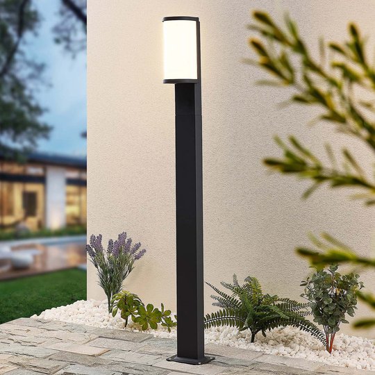 Lucande Jokum -LED-pylväsvalo, IP65, 100 cm