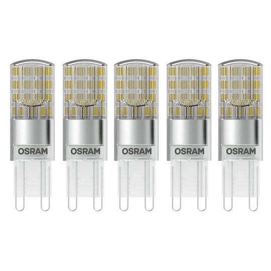 OSRAM-LED-lamppu G9 2,6W, 5 kpl