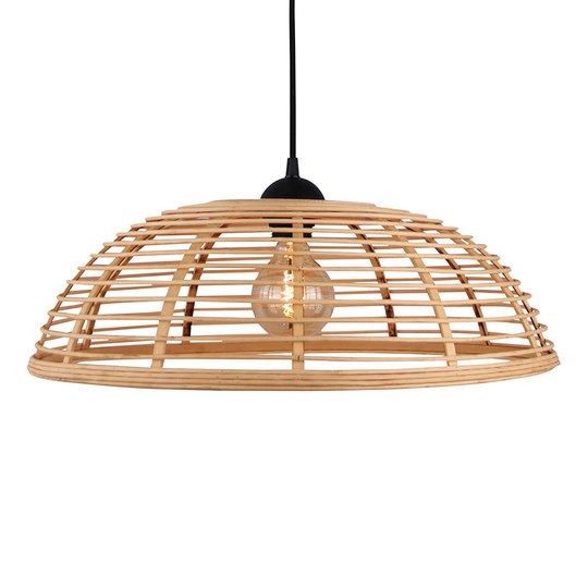 Riippuvalo Crosstown vaalea bambuvarjostin Ø56cm