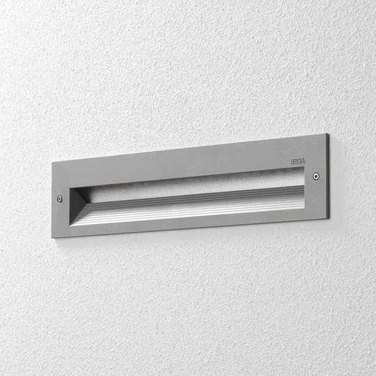 BEGA 33055 LED-seinäuppovalo 3000K hopea 32 cm