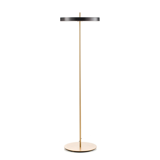 UMAGE Asteria Floor LED-lattiavalo antrasiitti