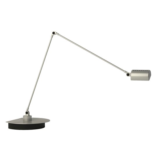Lumina Daphine Cloe -LED-pöytälamppu, nikkeli