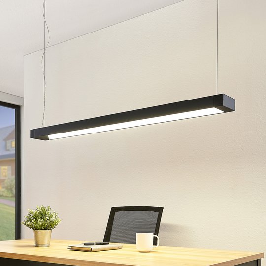 Arcchio Cuna -LED-riippuvalaisin, musta, 122 cm