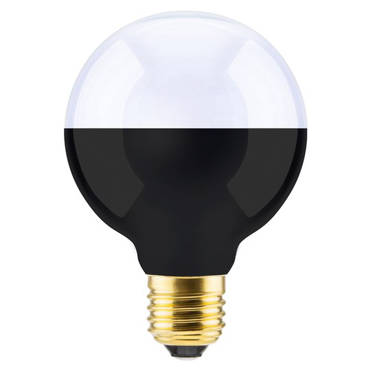 SEGULA LED-Globe G80 E27 6W Bottom Mirror musta