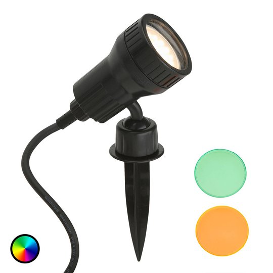 LED-maapiikkikohdevalo Terra, sis. värisuodattimen
