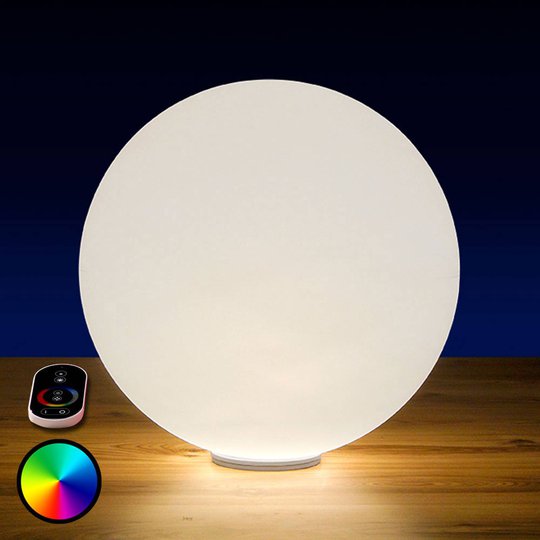 Sun Shine -RGB-LED-valopallo, akku, 20 cm