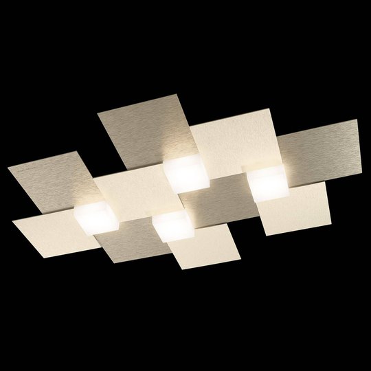 GROSSMANN Creo -kattovalaisin 4-lamp. 55x38,5 sham