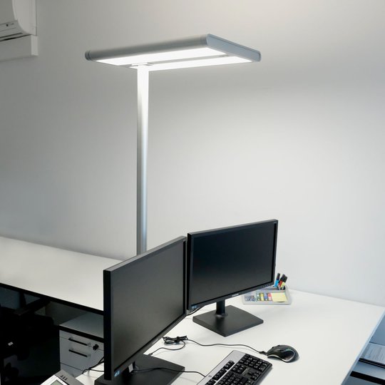 Toimiston LED-lattiavalaisin Quirin tunnistimella