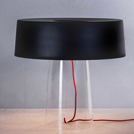 Prandina Glam pöytälamppu 48 cm musta