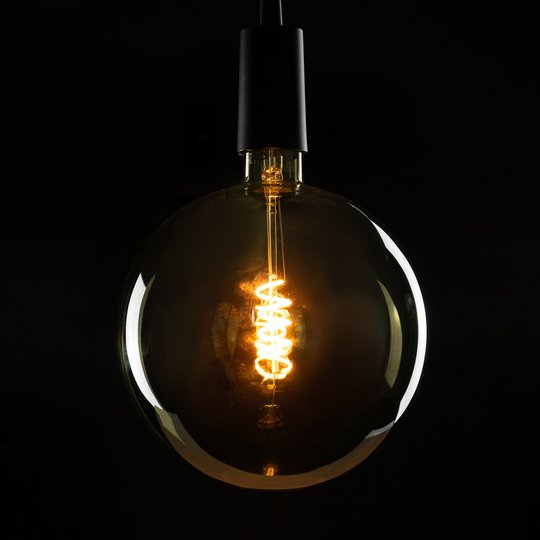 SEGULA LED-lamppu E27 8W G200 Curved savu