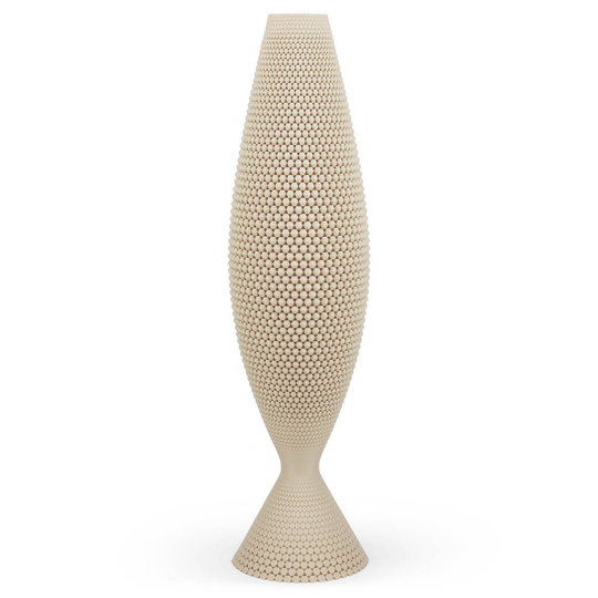 Pöytälamppu Diamant, biomateriaali, linen, 65 cm