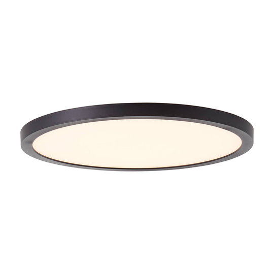 Tuco-LED-kattovalaisin, musta, Ø 25 cm