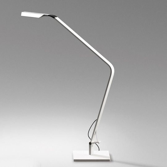 Himmennettävä LED-pöytävalo Flex, matta valkoinen