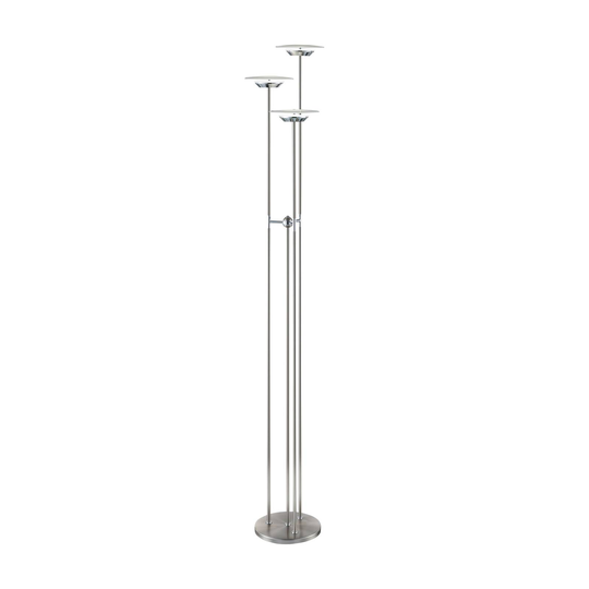 B+M LEUCHTEN Astra -LED-lattiavalo, nikkeli