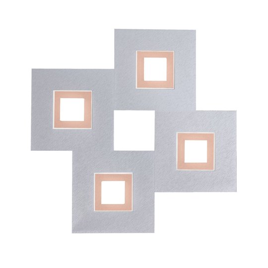 GROSSMANN Karree 4-lamppuinen 50x50 alumiini