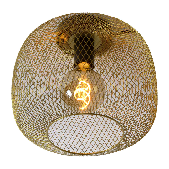 Mesh-kattovalaisin pyöreä, Ø 30 cm, kulta