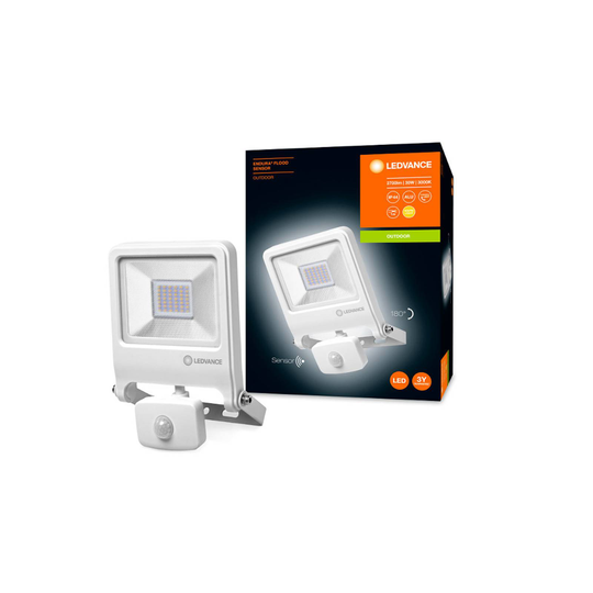 LEDVANCE Endura Flood Sensor -ulkovalo 3000K 30W
