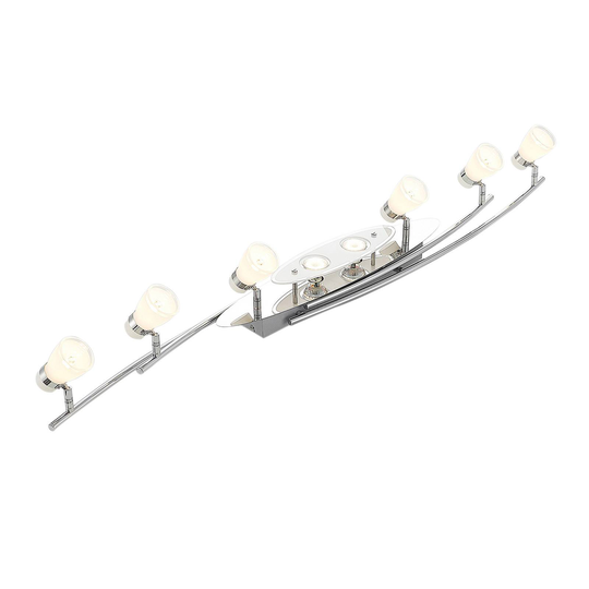 Lindby Danil LED -kattovalaisin, lasivarjostimet