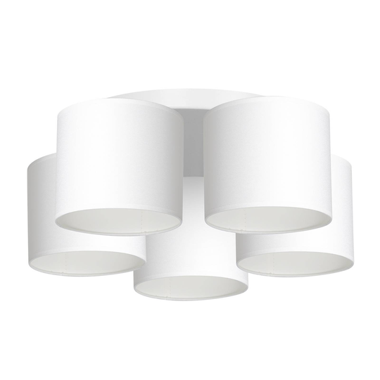 Soho-kattovalaisin lieriö 5-lamppuinen valkoinen