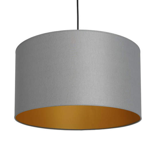 Soho-riippuvalo lieriö 1 lamppu Ø40cm harmaa/kulta