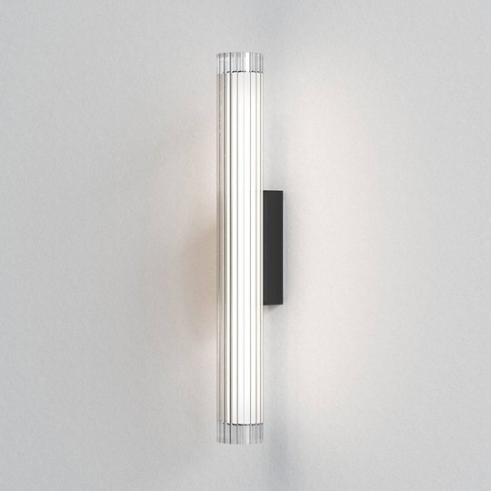 Astro io Wall -LED-seinävalaisin IP44 musta 66,5cm