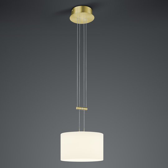 BANKAMP Grazia riippuvalo 1-lamp 32cm messinki