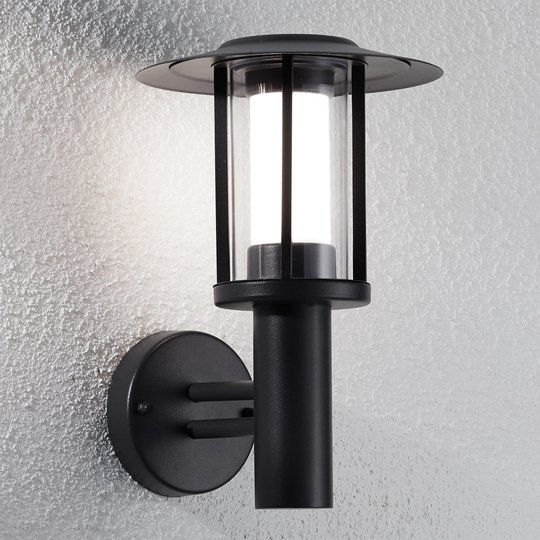 LED-ulkoseinävalaisin Gregory, harmaa