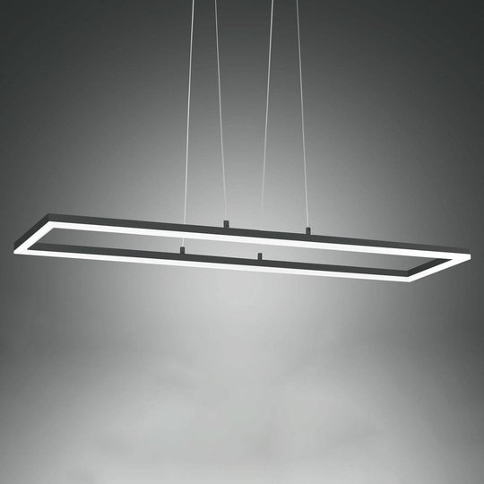 LED-riippuvalaisin Bard, 92x32 cm, antrasiitti