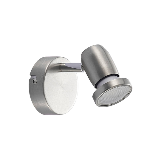 ELC Simano-LED-kohdevalaisin nikkeli, 1-lamppuinen