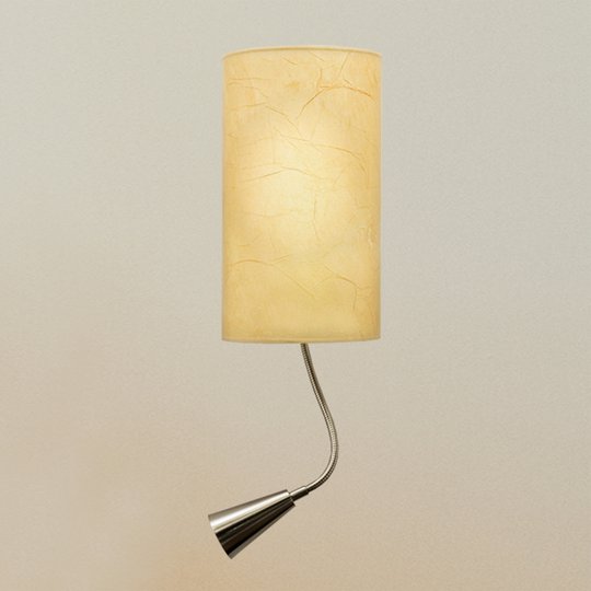 Melia-seinävalaisin integroidulla LED-lukuvalolla