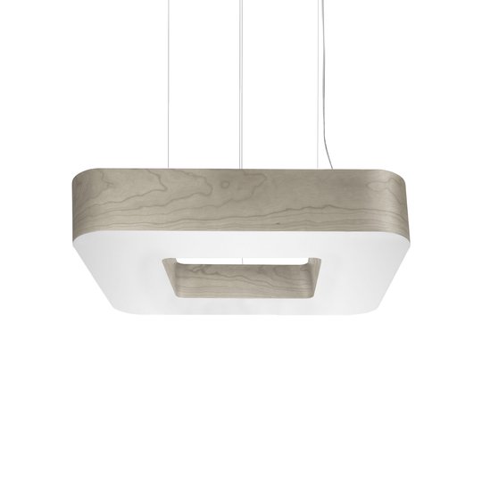 LZF Cuad -LED-riippuvalaisin 0–10 V, harmaa