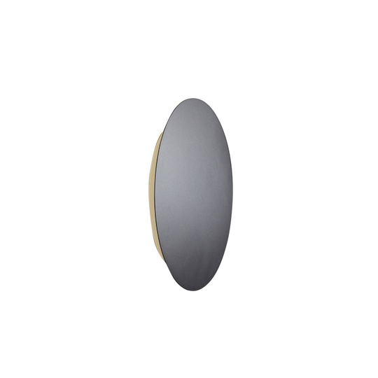 Escale Blade -LED-seinävalaisin antrasiitti Ø18 cm