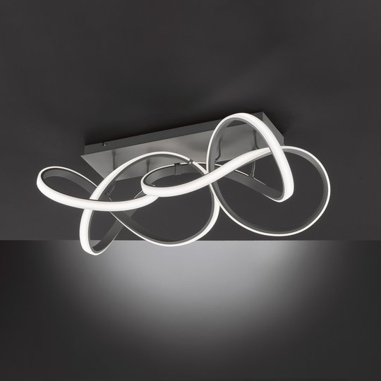 LED-kattovalaisin Indigo 2-lamppuinen, antrasiitti