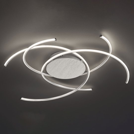 LED-kattovalaisin Juls, alumiini harjattu