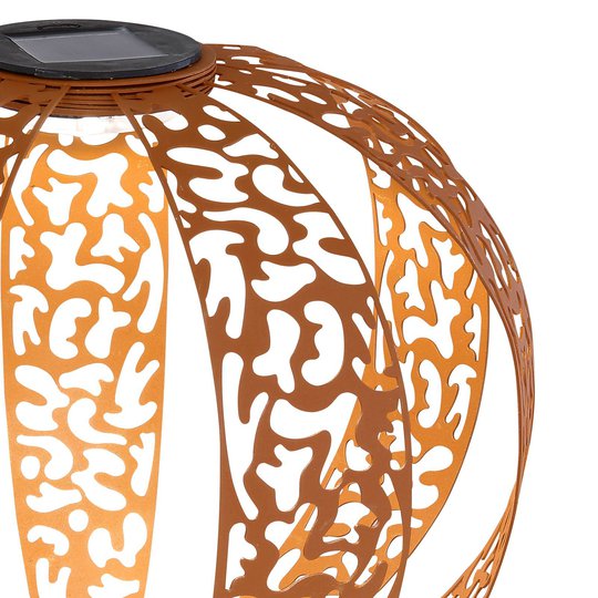 Aurinkokäyttöinen koristevalo 33647R, ruoste