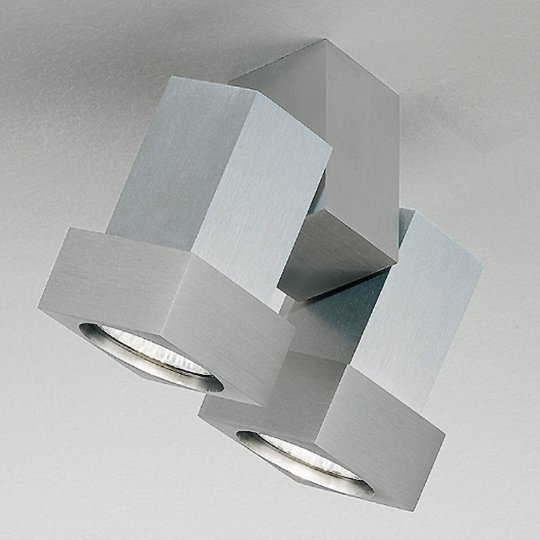Katto- tai seinäkohdevalaisin STYLE Q alumiini