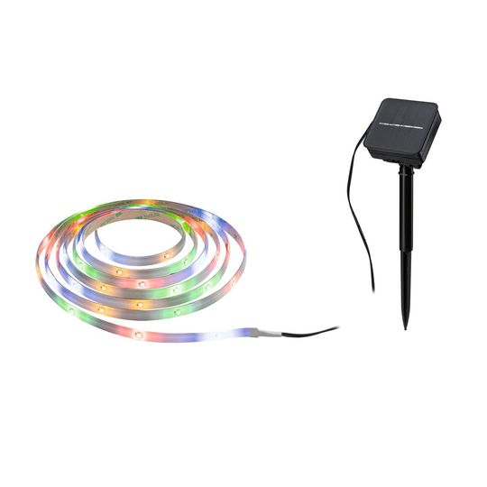 Paulmann 78897 -LED-aurinkovalonauha 3 m, RGB