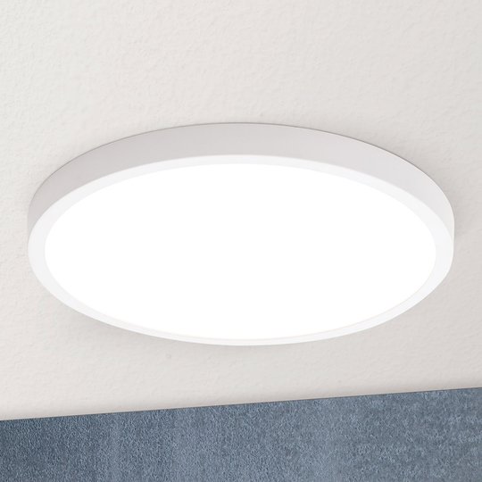 LED-kattovalaisin Vika, pyöreä, valkoinen, Ø 30cm