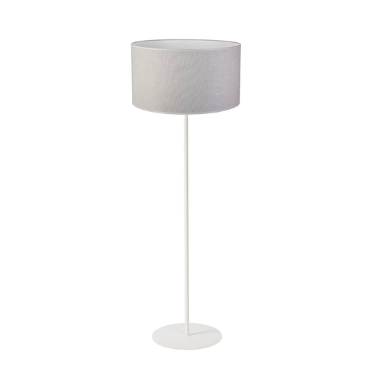 Lattiavalo Pastell Roller, harmaa kangasvarjostin