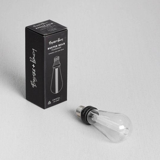 Buster + Punch teardrop -LED-lamppu E27 3,5W 2500K
