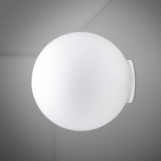 Fabbian Lumi Sfera -seinävalaisin lasia, Ø 40 cm