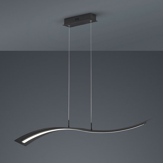 LED-riippuvalo Salerno, SwitchDim, matta musta