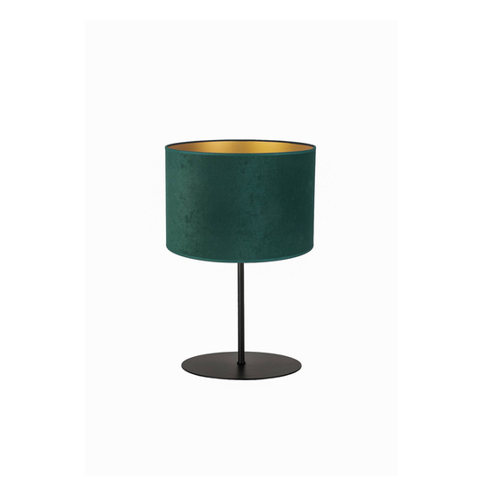 Pöytävalo Golden Roller korkeus 30cm vihreä/kulta