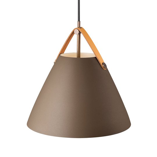 Strap-riippuvalo, metallivarjostin, beige, 27 cm