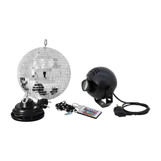 EUROLITE-peilipallosarja, RGB-LED-kohdevalo Ø20cm