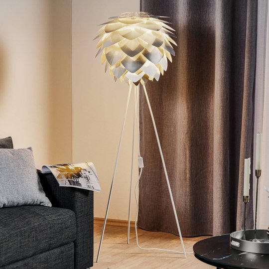 UMAGE Silvia medium -lattiavalaisin tripod teräs